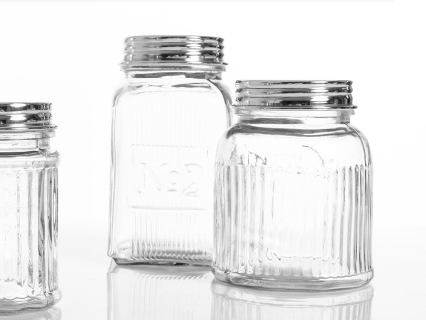 MASON JAR Accessori d'appoggio in vetro accessori bagno Cipí