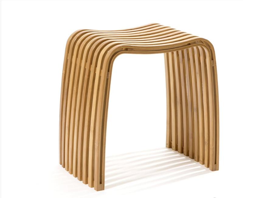 ORDINA STOOL sgabello in bamboo accessori arredo bagno Cipí