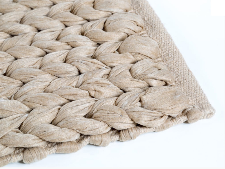 TISSU EC Tappeto bagno in fibra naturale e cotone con intreccio tessuto La superficie garantisce un grande assorbimento. Lavabile a mano o in lavatrice Tappeti accessori arredo bagno Cipí