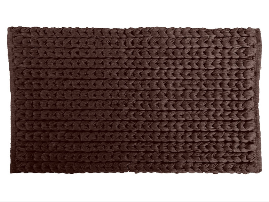 TISSU MAR Tappeto bagno in fibra naturale e cotone con intreccio tessuto La superficie garantisce un grande assorbimento. Lavabile a mano o in lavatrice Tappeti accessori arredo bagno Cipí