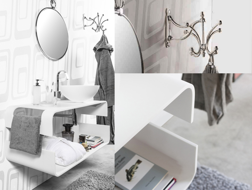 Ambientazione Serie White Diamond Mobili Bagno Cipí