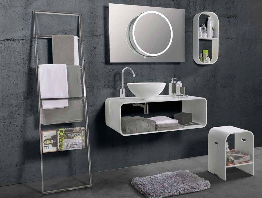 Ambientazione Serie White Diamond Mobili Bagno Cipí