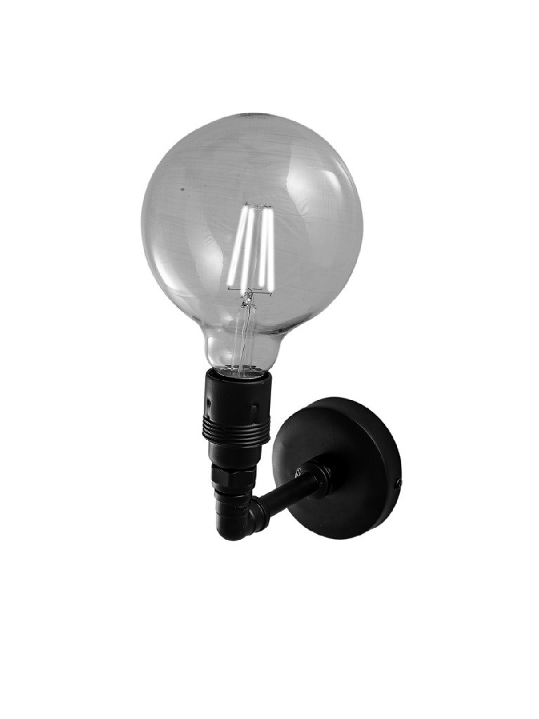 APAM80 Applique con lampadina inclusa Illuminazione accessori arredo bagno Gaia