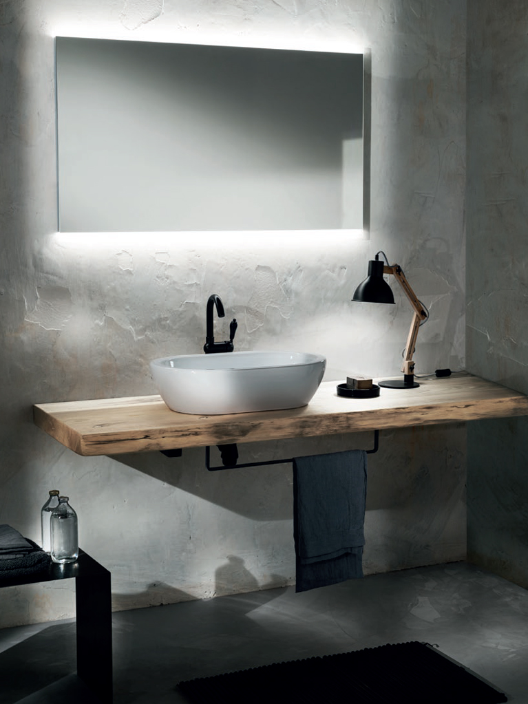 WOOD 1 Serie Industrial Mobili Bagno Gaia