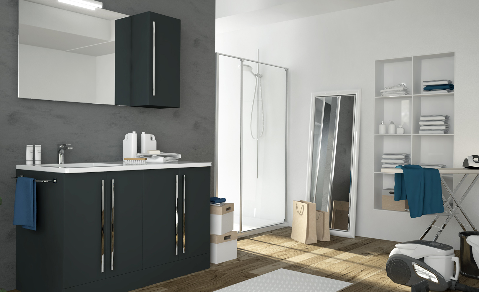 Nemi Serie GranTour Mobili Bagno Linea Completa