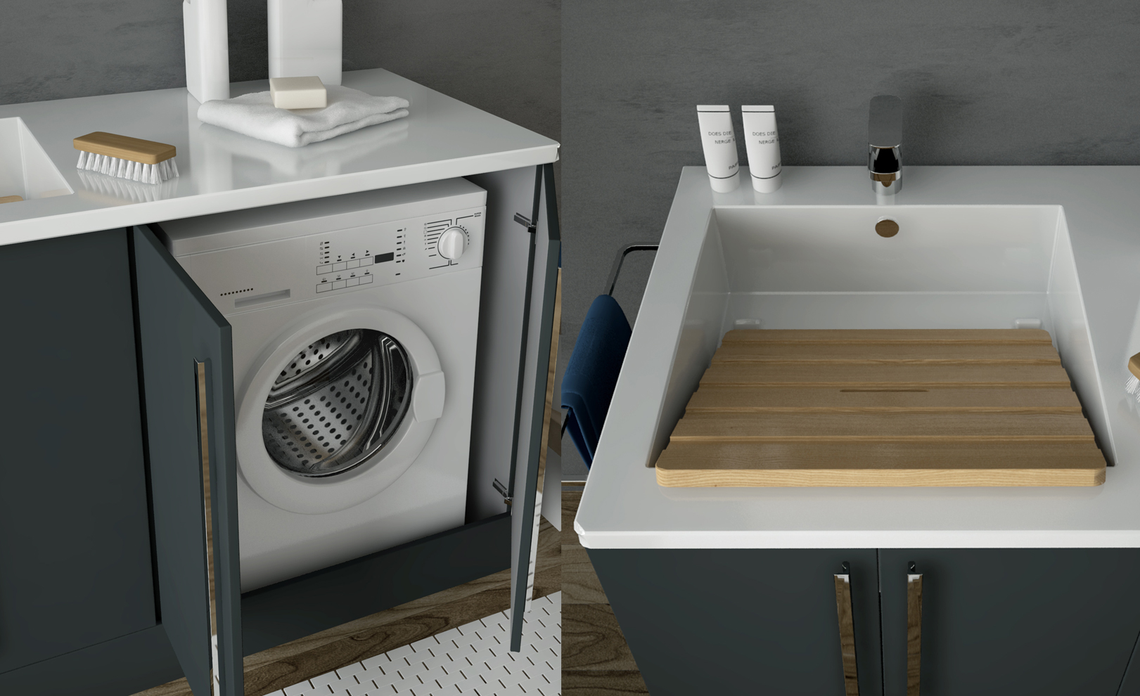 Composizione 01 Serie Nemi Dettaglio Mobili Bagno GranTour