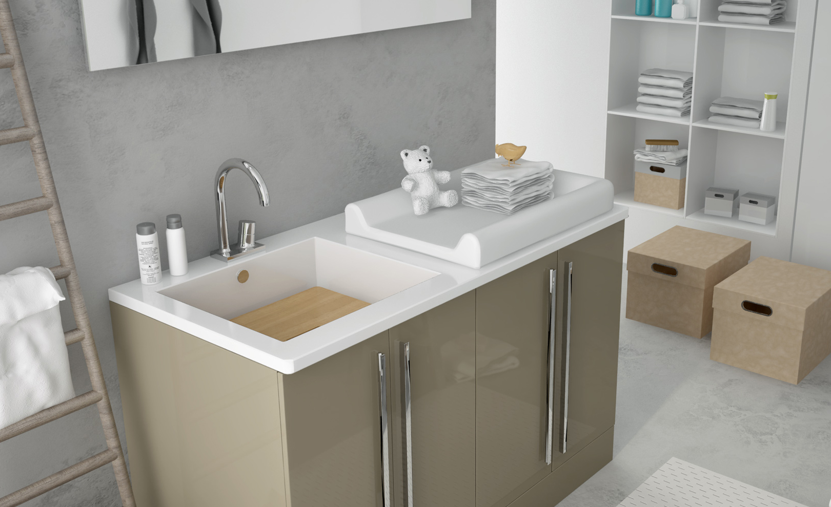 Composizione 10 Serie Nemi Mobili Bagno GranTour