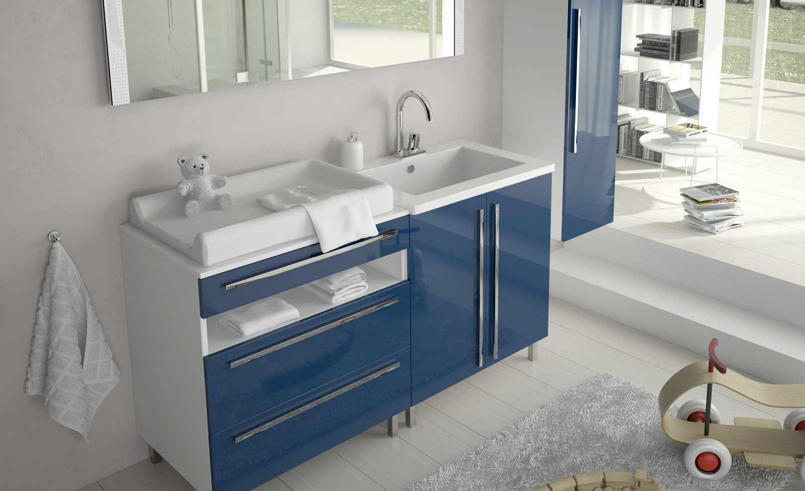 Composizione 15 Serie Nemi Mobili Bagno GranTour