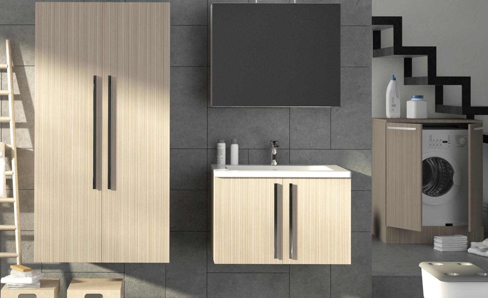 Composizione 05 Serie Nemi Mobili Bagno GranTour