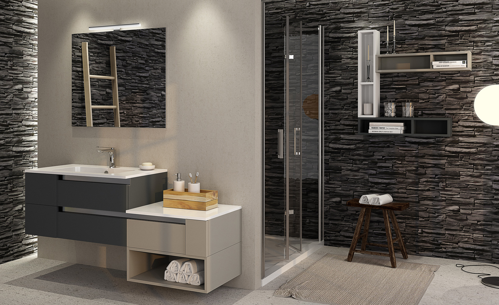 Play Serie GranTour Mobili Bagno Linea Completa