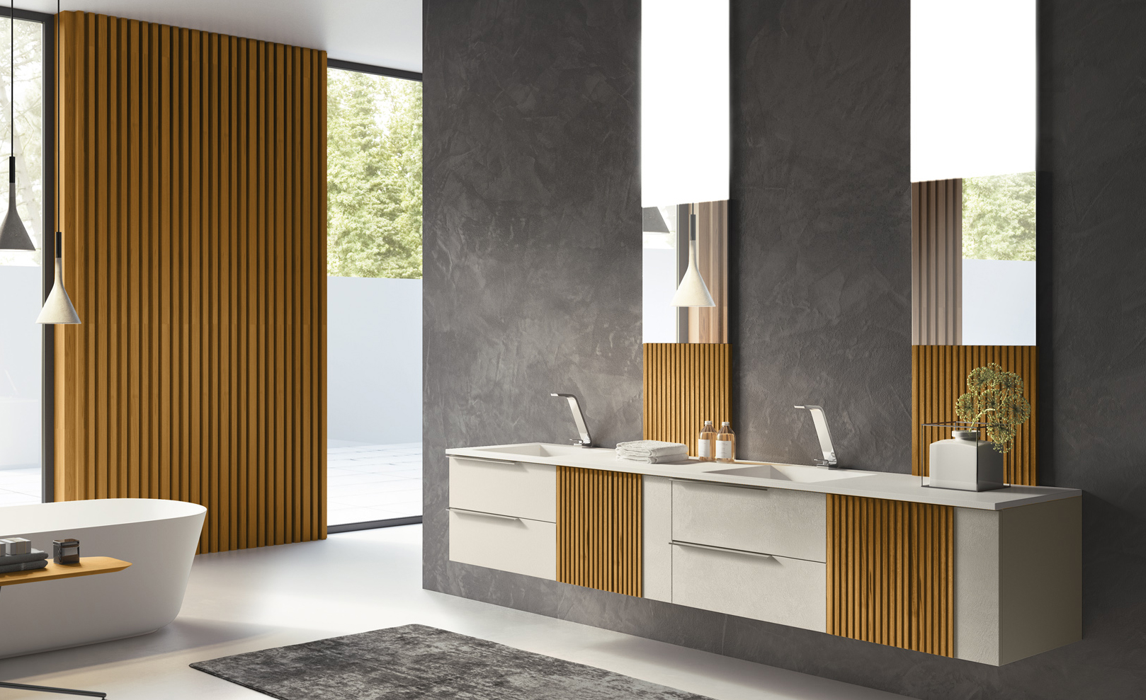 Sessanta Serie GranTour Mobili Bagno Linea Completa