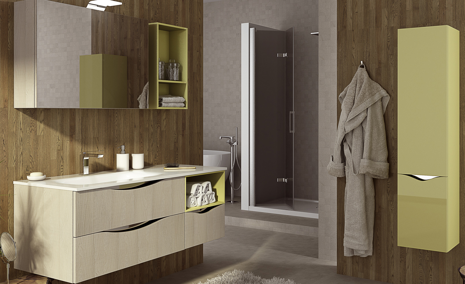 Composizione 11 Serie Time Day Mobili Bagno GranTour