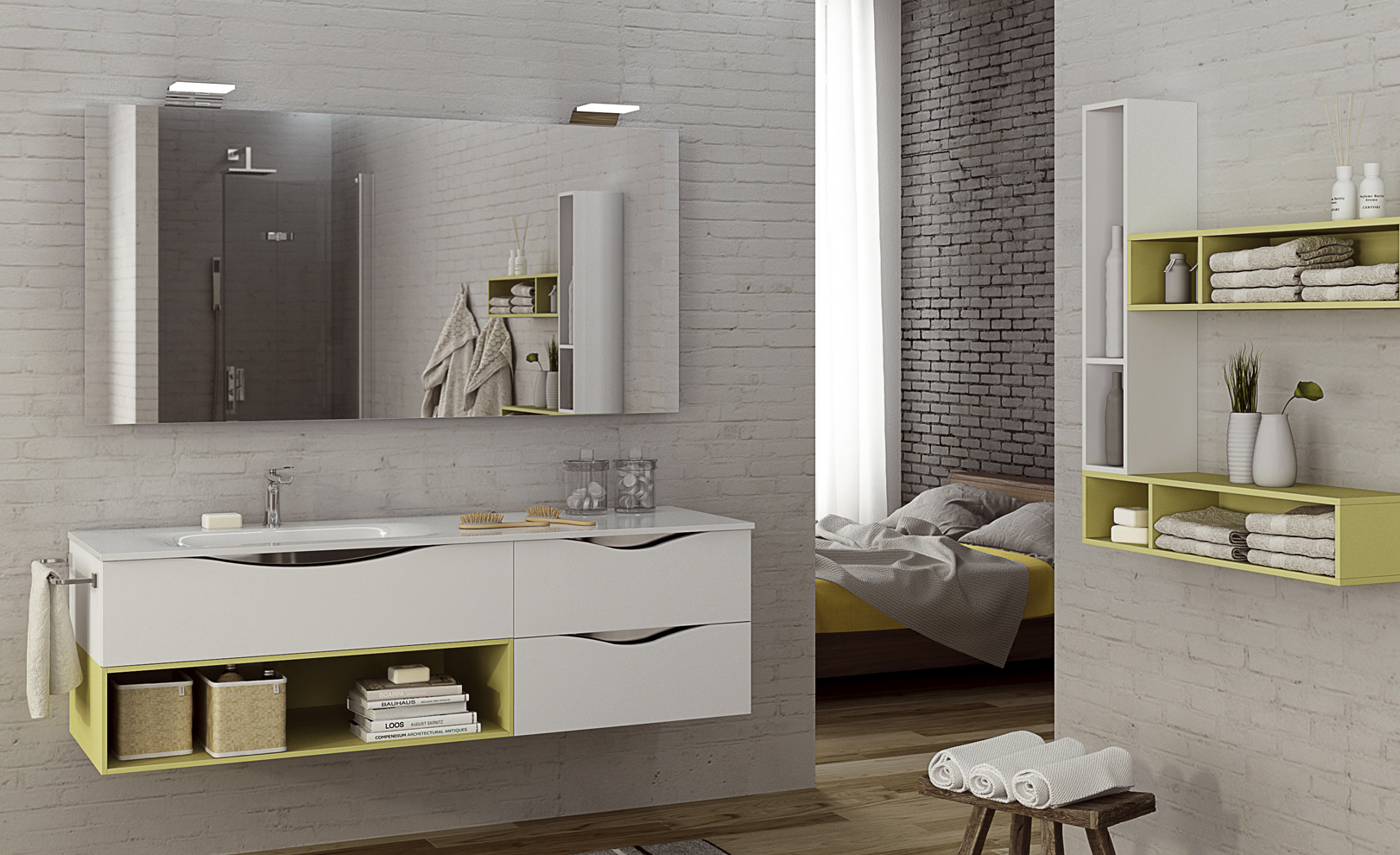 Composizione 09 Serie Time Day Mobili Bagno GranTour