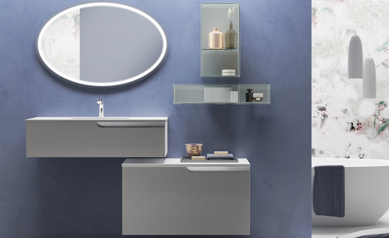 Time Point Serie GranTour Mobili Bagno Linea Completa