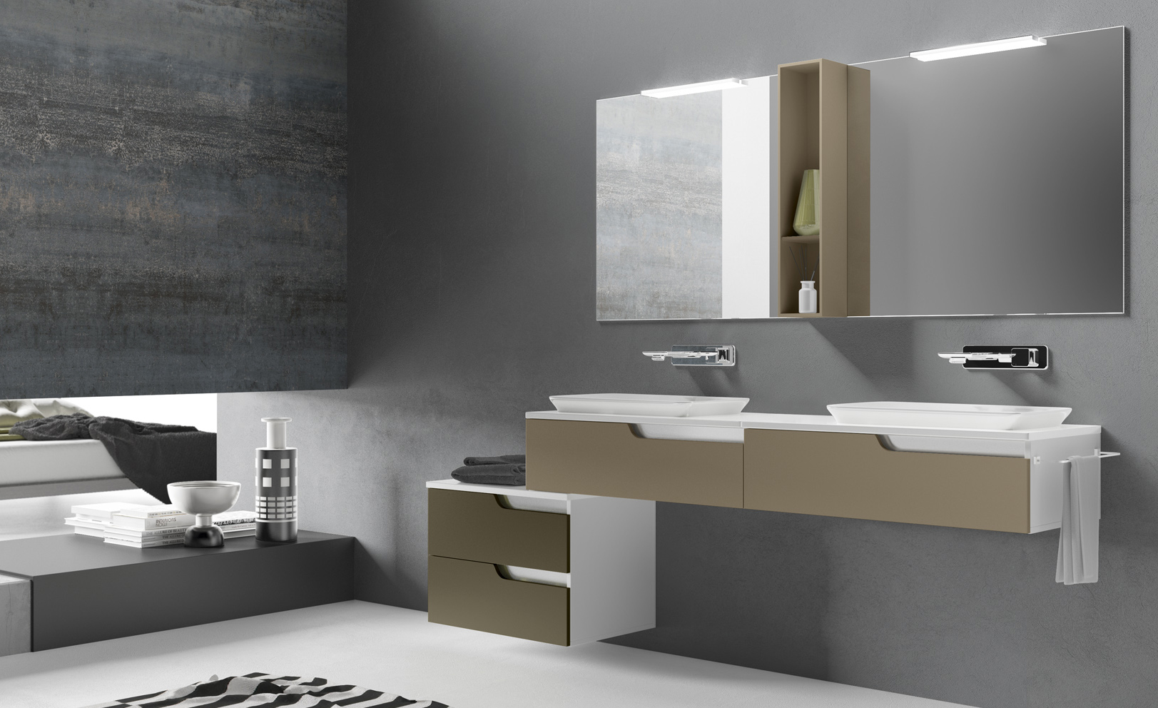 Composizione 04 Serie Time Point Mobili Bagno GranTour