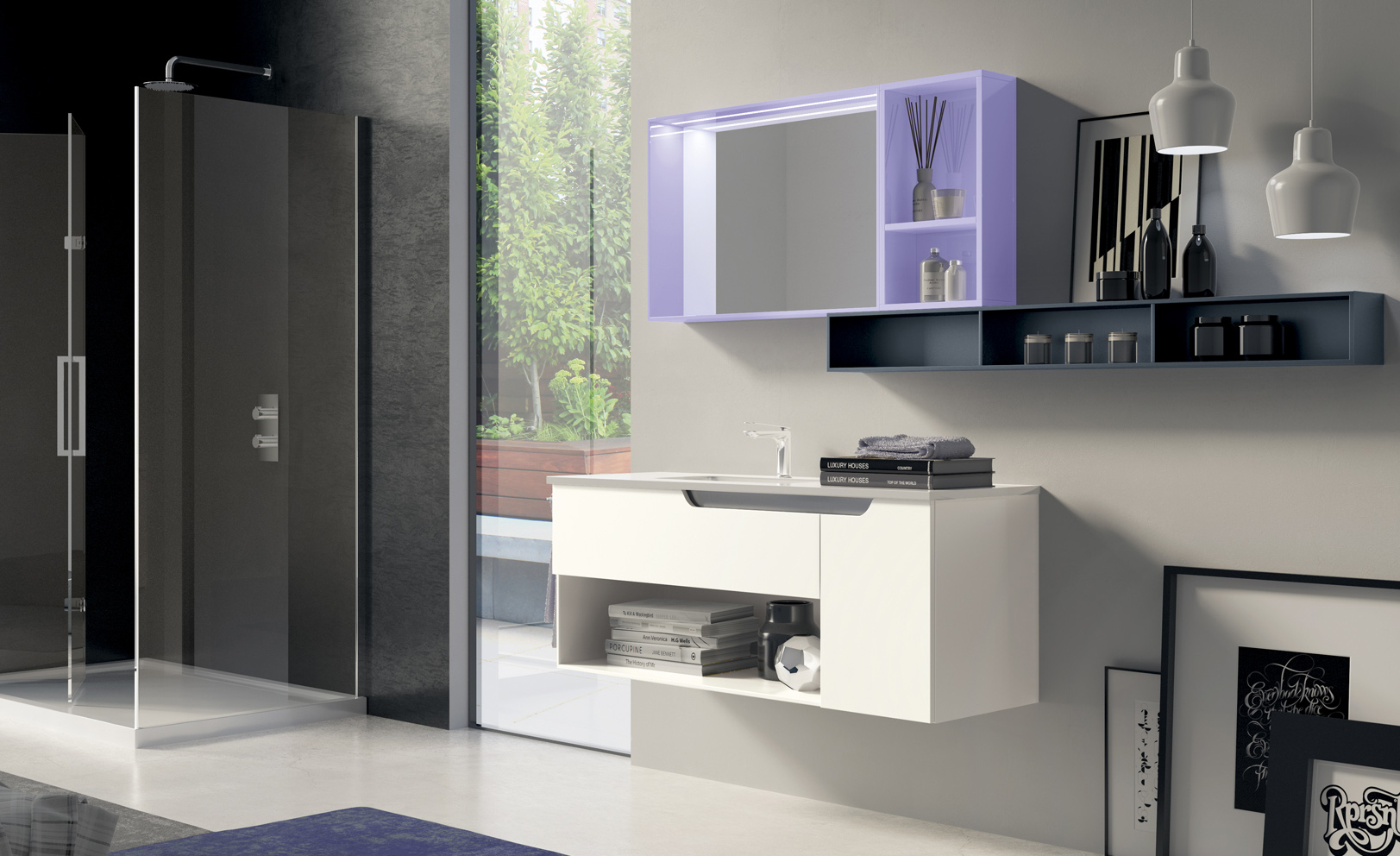 Composizione 06 Serie Time Point Mobili Bagno GranTour