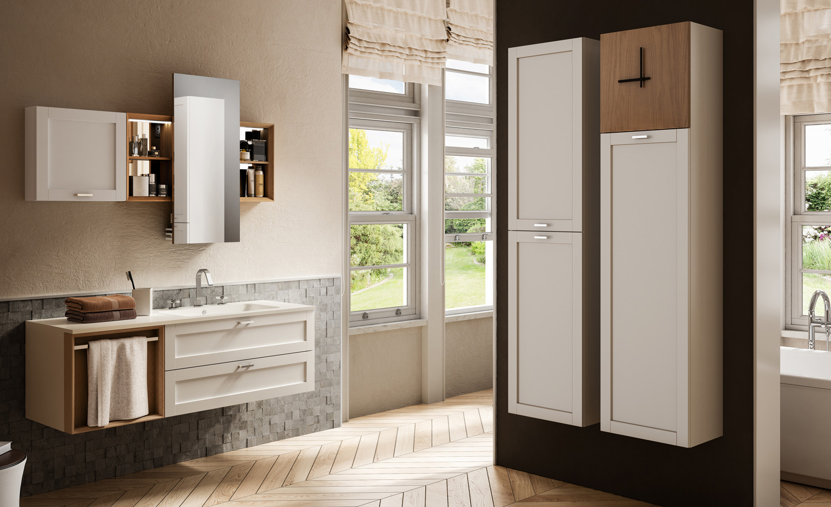 Vivi Serie GranTour Mobili Bagno Linea Completa