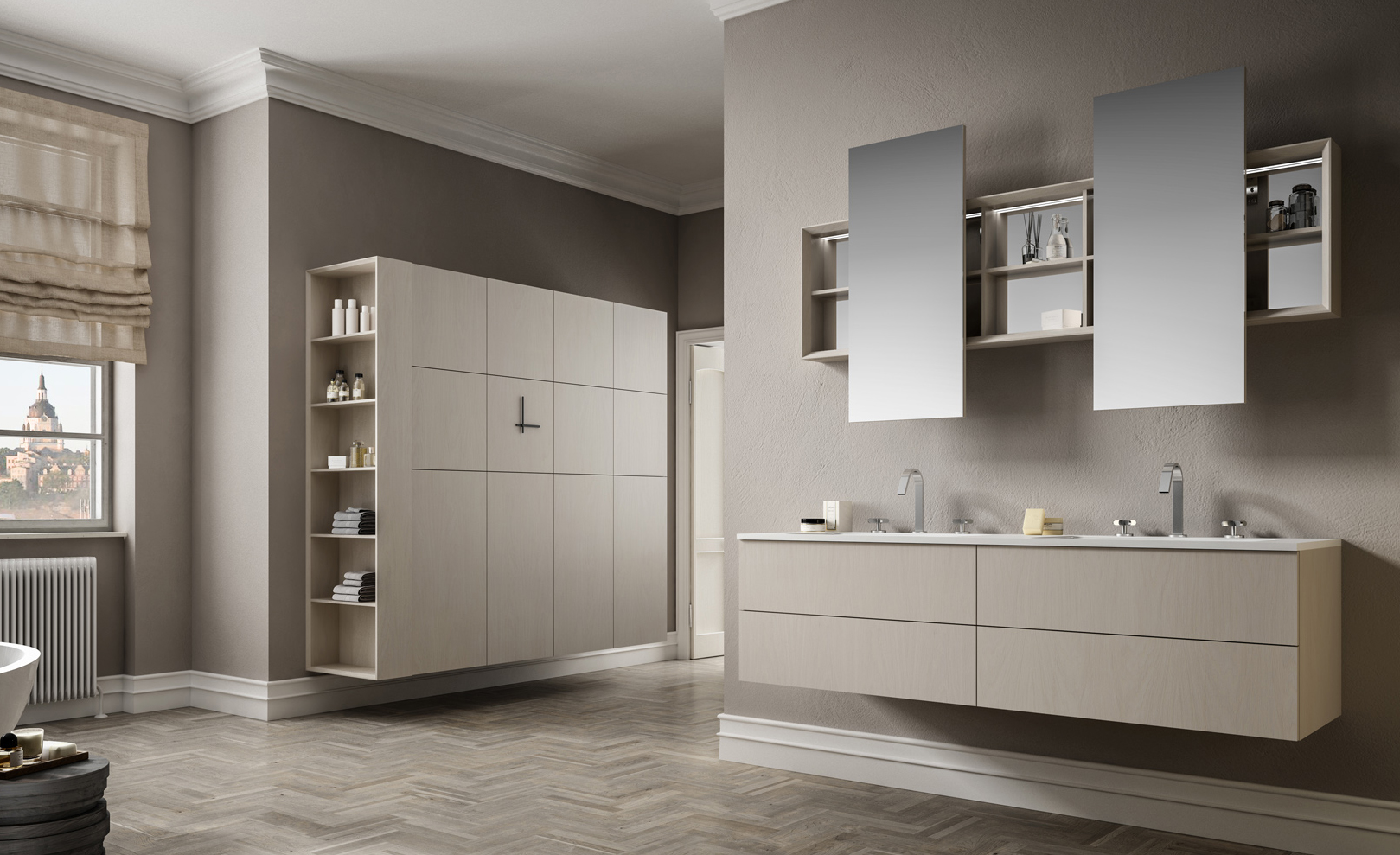 Composizione 03 Serie Vivi Flat Mobili Bagno GranTour