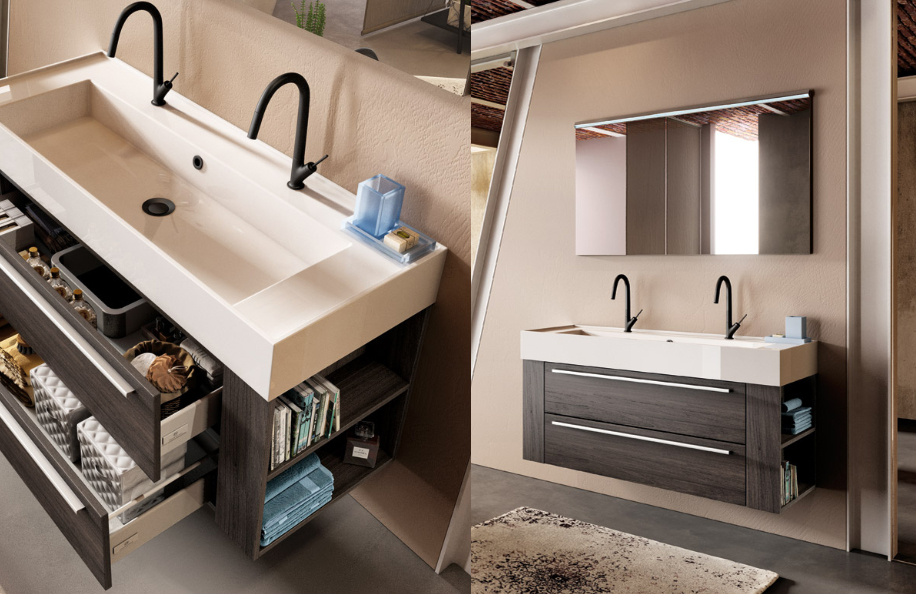 Domus 120 serie Contemporaneo Mobili Bagno Progetto Idea Stella