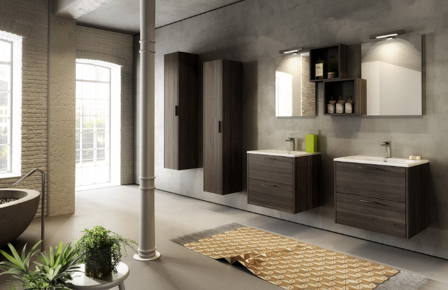 Today 60.1 Olmo Onyx Top mineralmarmo serie Contemporaneo Mobili Bagno Progetto Idea Stella