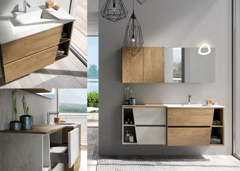 Composizione 13 serie Seven Mobili Bagno Licor