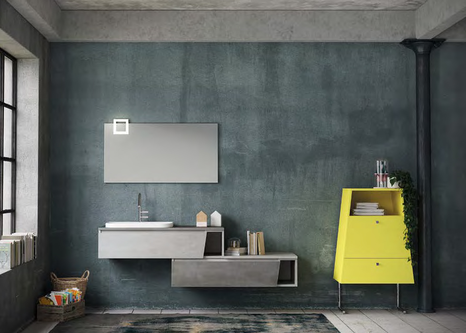 Composizione 16 serie Seven Mobili Bagno Licor