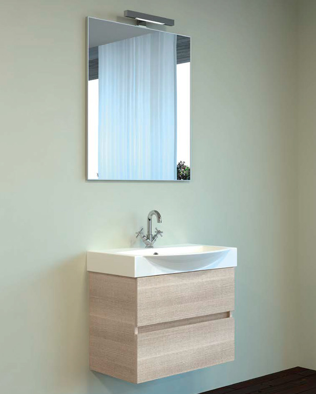 416 serie Monoblocco colore: matrix beige consolle ceramica Mobili Bagno Mobilduenne