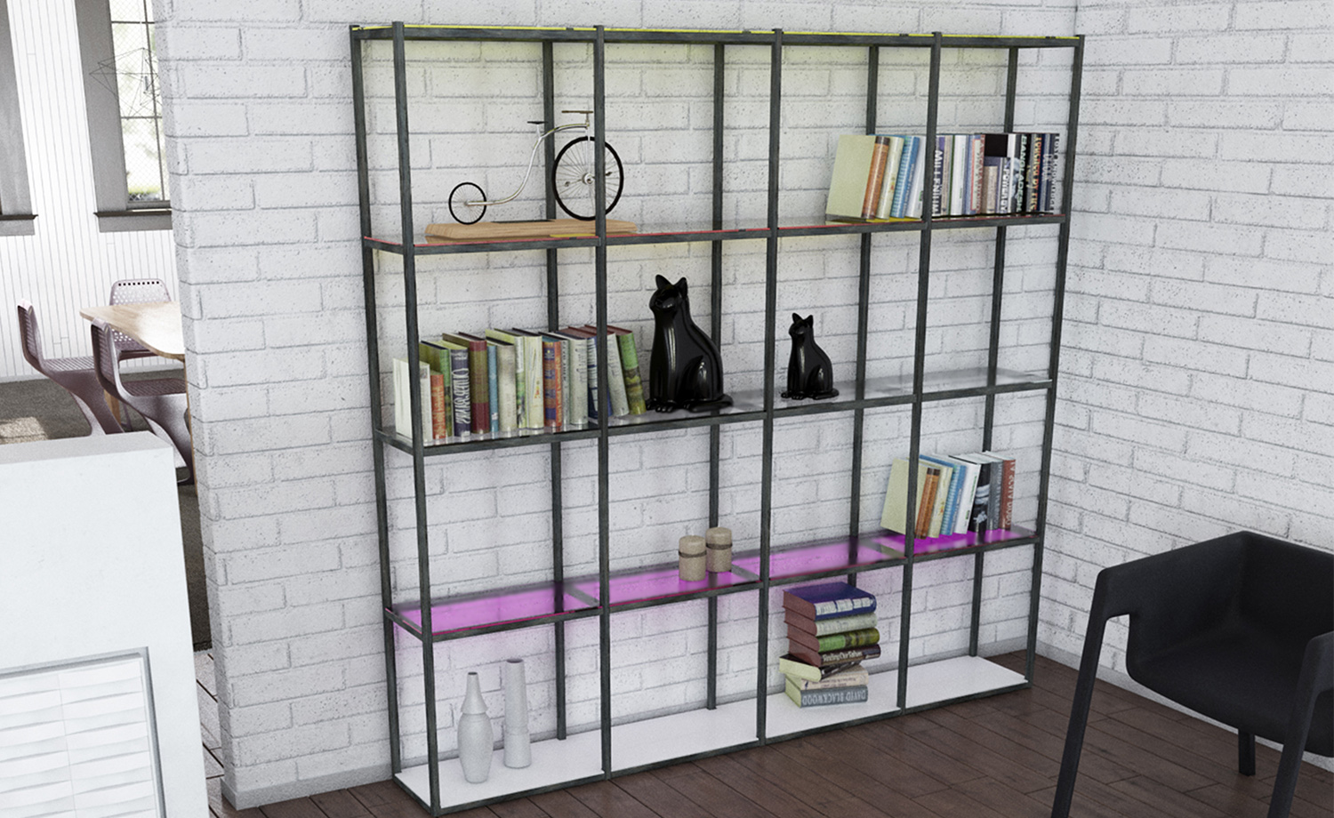 Composizione 4 serie STREET Librerie Arredamento Petrozzi