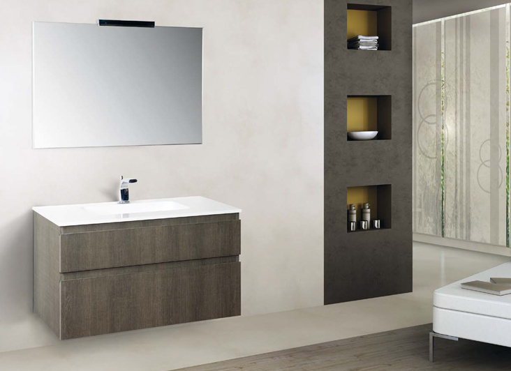 Composizione 6 Ambra serie Day By Day Mobili Bagno RedLine