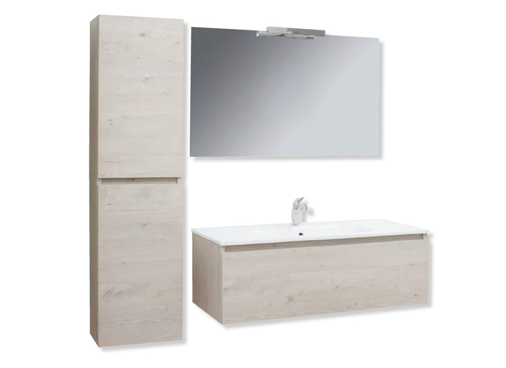 Composizione 1 Nova serie Day By Day Mobili Bagno RedLine