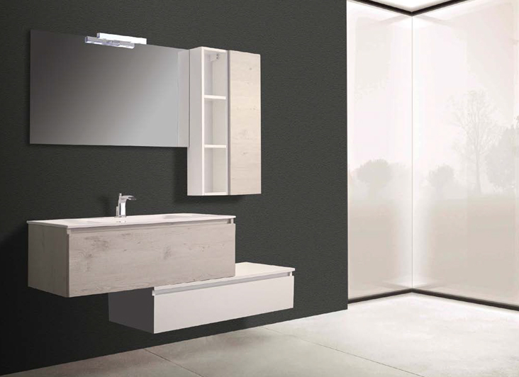 Composizione 2 Nova serie Day By Day Mobili Bagno RedLine