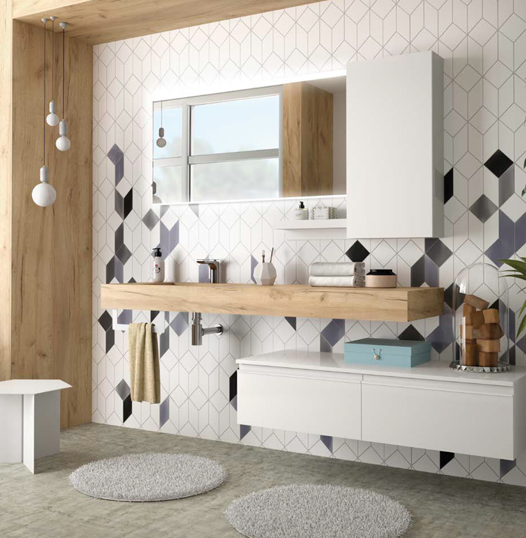 Composizione 12 serie Compakt Mobili Bagno Salgar