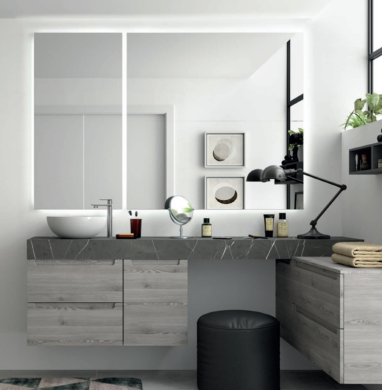 Composizione 15 serie Compakt Mobili Bagno Salgar