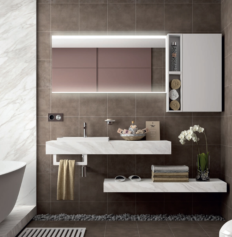 Composizione 17 serie Compakt Mobili Bagno Salgar