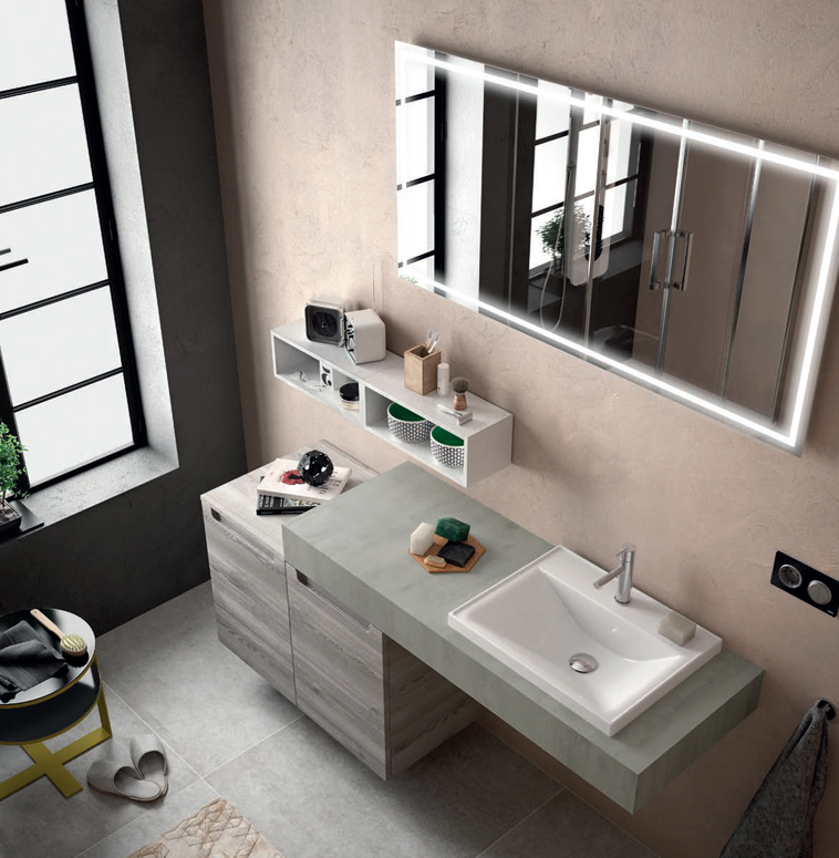 Composizione 5 serie Compakt Mobili Bagno Salgar