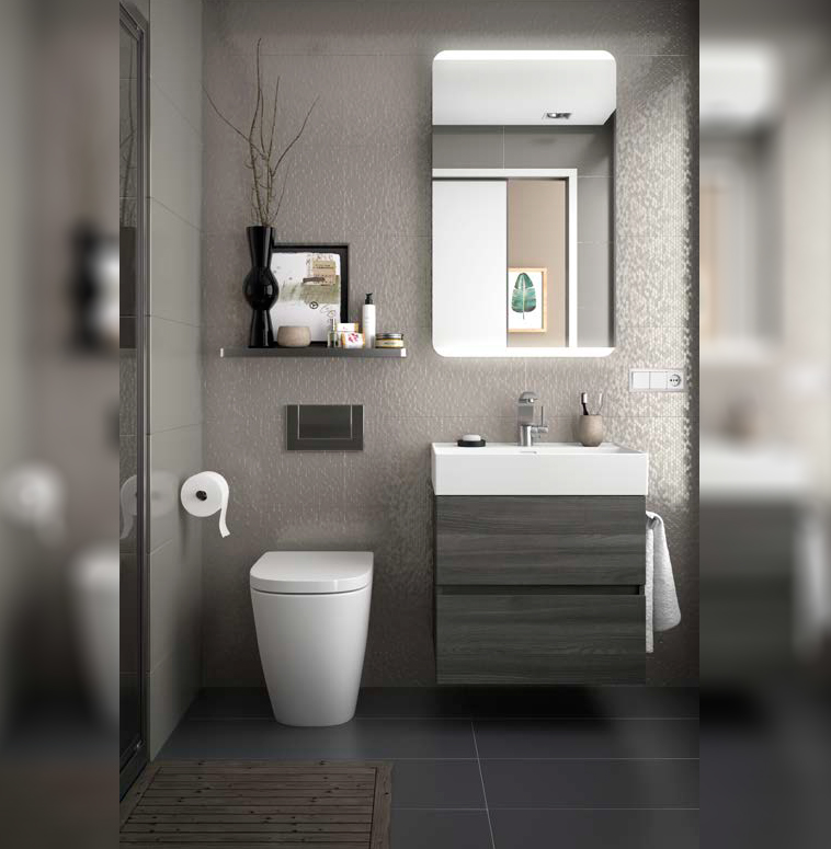 Composizione 1 serie Fussion Line Mobili Bagno Salgar