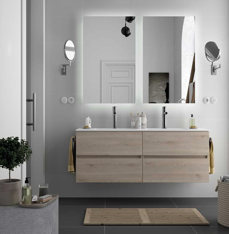 Composizione 14 serie Fussion Line Mobili Bagno Salgar