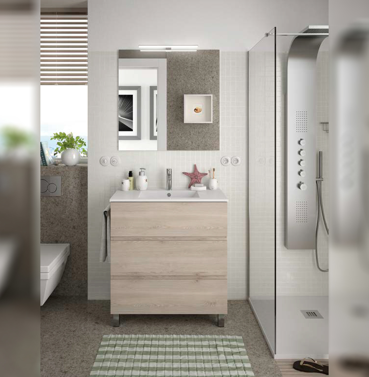 Composizione 21 serie Fussion Line Mobili Bagno Salgar