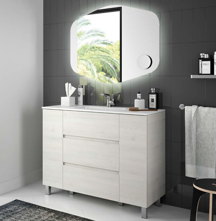 Composizione 25 serie Fussion Line Mobili Bagno Salgar