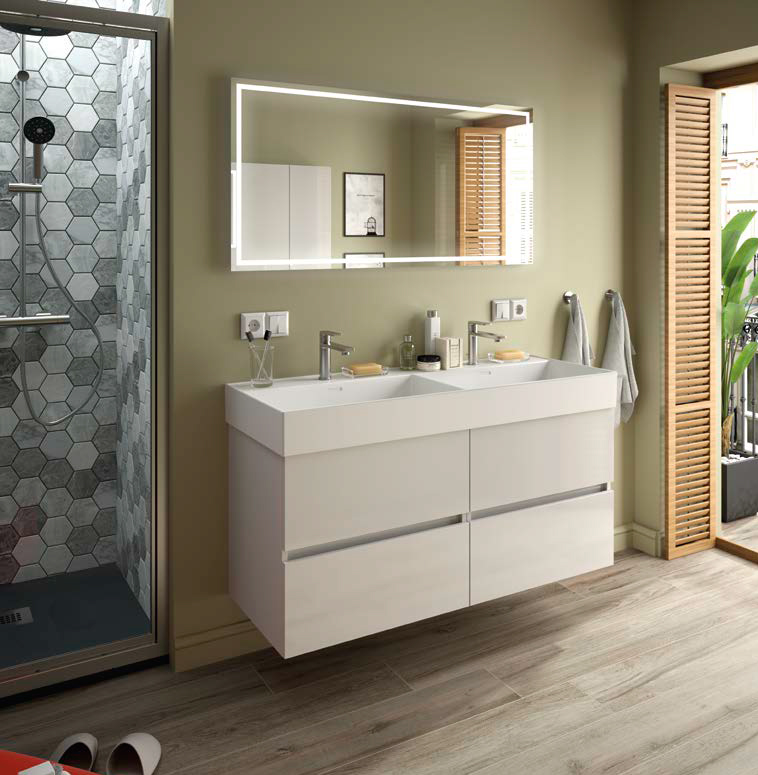 Composizione 6 serie Fussion Line Mobili Bagno Salgar