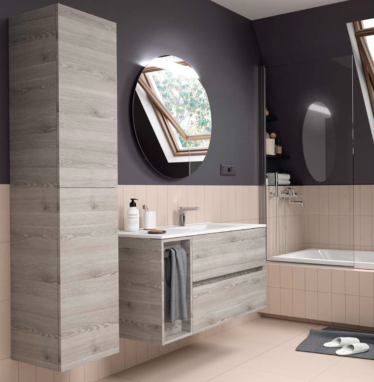 Composizione 8 serie Fussion Line Mobili Bagno Salgar