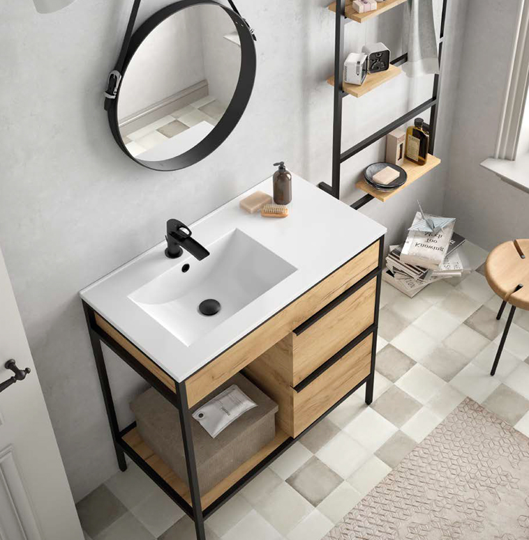 Composizione 2 serie Vinci Mobili Bagno Salgar