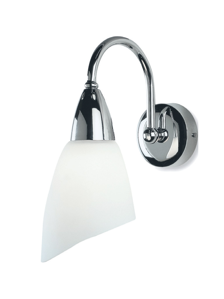 739 Applique a parete paralume H finitura cromo Illuminazione Accessori Arredo Bagno Stilhaus