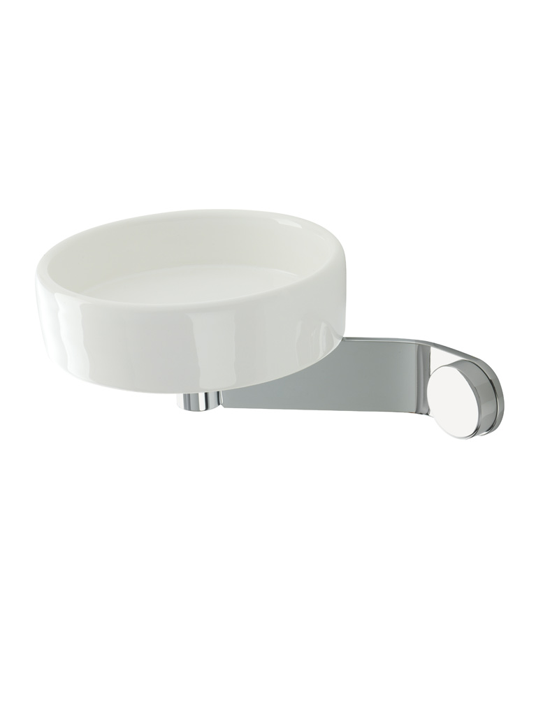 BK09 serie BUCKET Porta sapone a parete finitura cromo Accessori Moderni Arredo Bagno Stilhaus