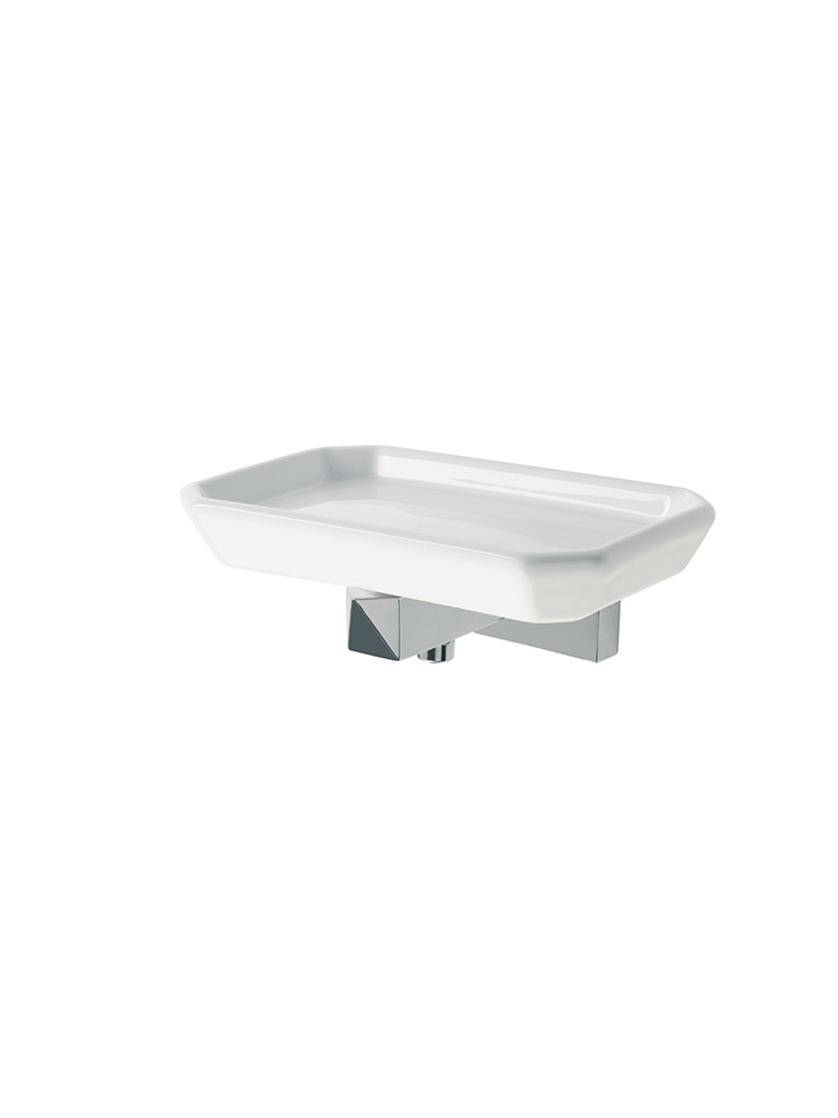 DV09 serie DIVA Porta sapone a parete finitura cromo Accessori Moderni Arredo Bagno Stilhaus