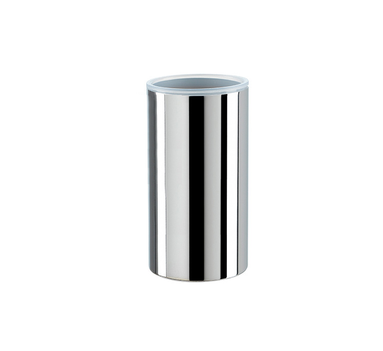HS10 AP serie HASHI Porta bicchiere da appoggio finitura cromo, bianco opaco o nero opaco Accessori Moderni Arredo Bagno Stilhaus