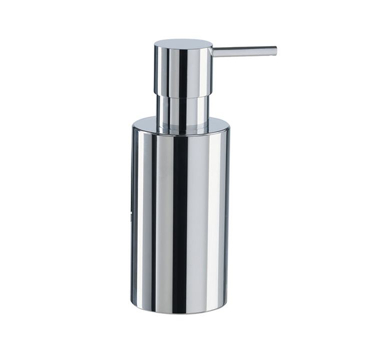 HS30 AP serie HASHI Dosatore sapone liquido da appoggio finitura cromo, bianco opaco o nero opaco Accessori Moderni Arredo Bagno Stilhaus