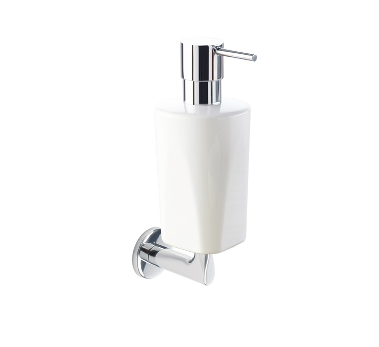 LZ30 serie LIZ Dosatore sapone liquido a parete finitura cromo Accessori Moderni Arredo Bagno Stilhaus