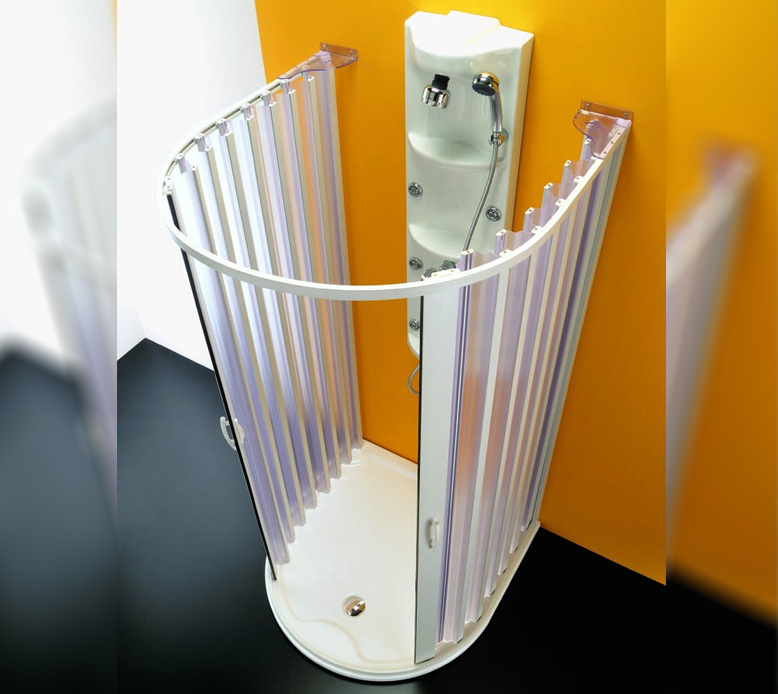 HIDRA Serie COLIBRÍ PLUS Centro Parete  Personalizzabile tramite DIMA 2 porte a Soffietto  Profilo PVC  Box Doccia Forte srl Accessori Doccia