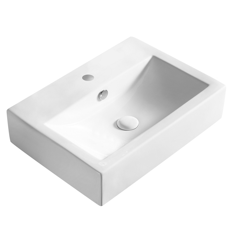 MOD. 185-LA42 Lavabo d'appoggio Bianco in Ceramica Linpha Dianflex